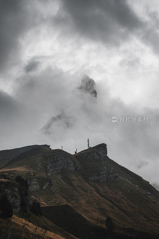 Passo Rolle Landscape, Dolomites，意大利